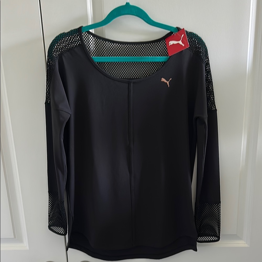 Puma Women's Black Long Sleeve Top